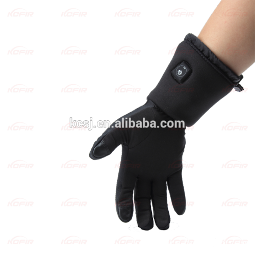 KCFIR 7.4V far infrared rechargeable battery heated ski gloves